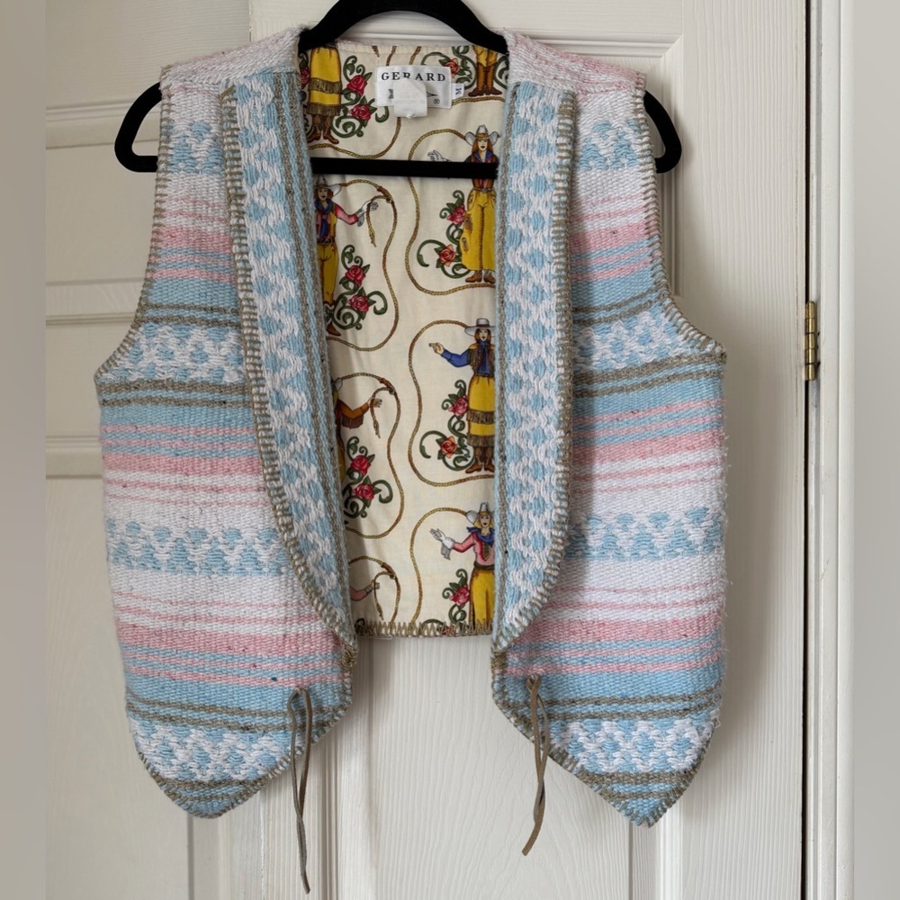 Gerard by‎ Pege Multicolored Western-Style Vest